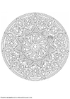 Coloring pages mandala-1702f