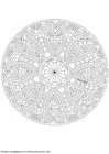 Coloring pages mandala-1702h