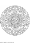 Coloring page mandala-1702j