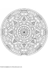 Coloring pages mandala-1702l