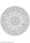 Coloring pages mandala-1702o