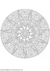 Coloring pages mandala-1702q