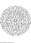 Coloring pages mandala-1702y