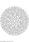 Coloring pages mandala-1702z