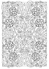 Coloring pages mandala a08