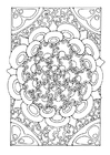 Coloring pages mandala a09