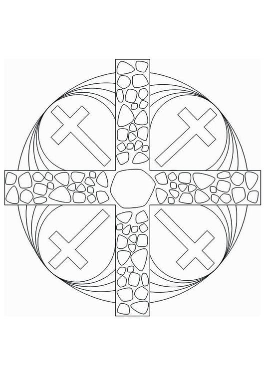 Mandala Cross