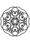 Coloring pages mandala