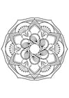 Coloring pages mandala