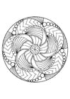 Coloring pages mandala