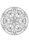 Coloring pages mandala