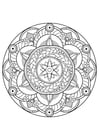 Coloring pages mandala