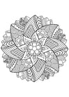 Coloring pages Mandala