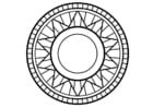 Coloring page mandala1