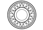 Coloring page mandala1