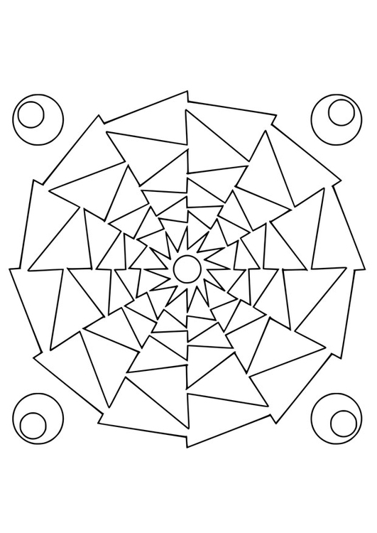 Coloring page mandala13