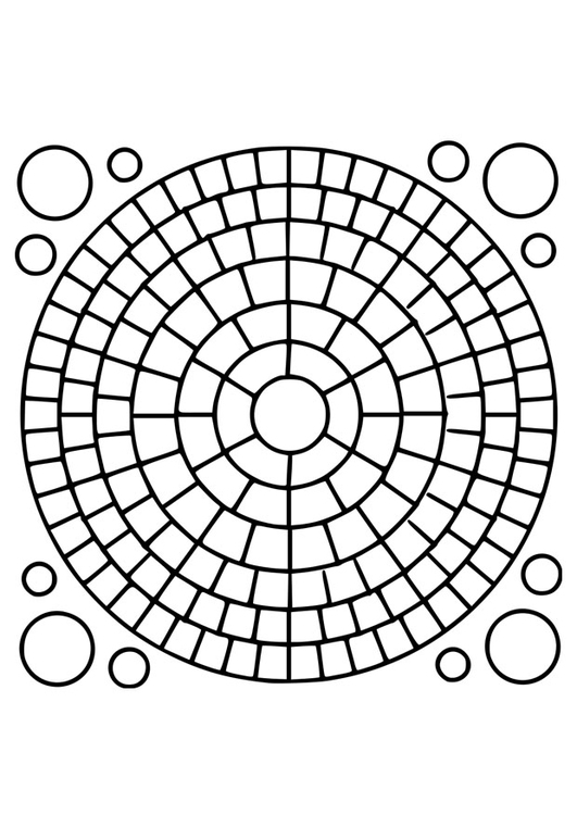 Coloring page mandala2
