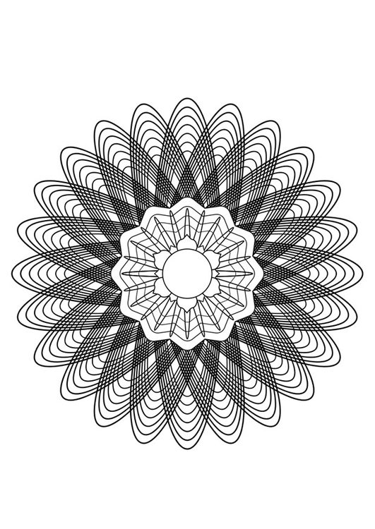 Coloring page mandala28