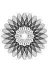 Coloring page mandala28