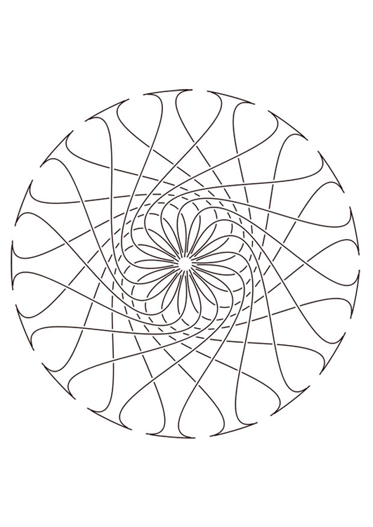 Coloring page mandala29