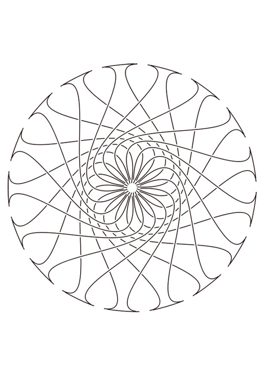 Coloring page mandala29