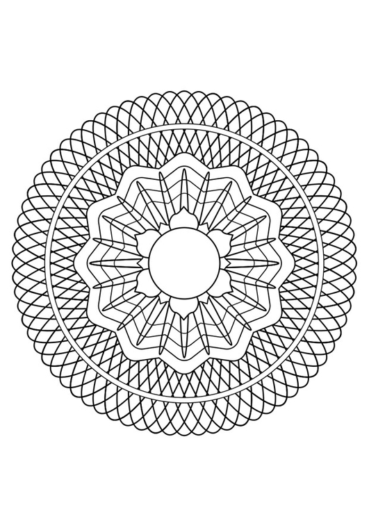 Coloring page mandala30