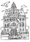 Coloring page marriage