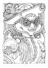 Coloring pages masked