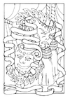 Coloring page Masks