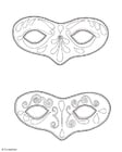 Coloring pages masks