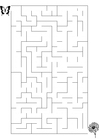 Coloring pages maze butterfly