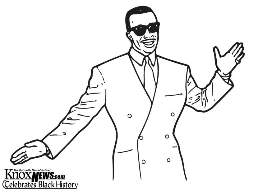 Coloring page Mc Hammer
