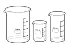 Coloring page measuring cup