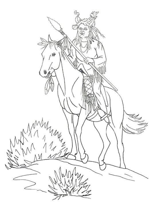 Coloring Page Medicine Man Img 9908 Images