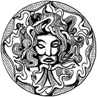 Coloring pages medusa