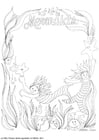 Coloring pages mermaids