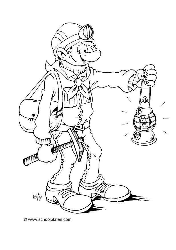 Coloring page miner