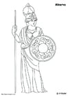 Coloring page Minerva