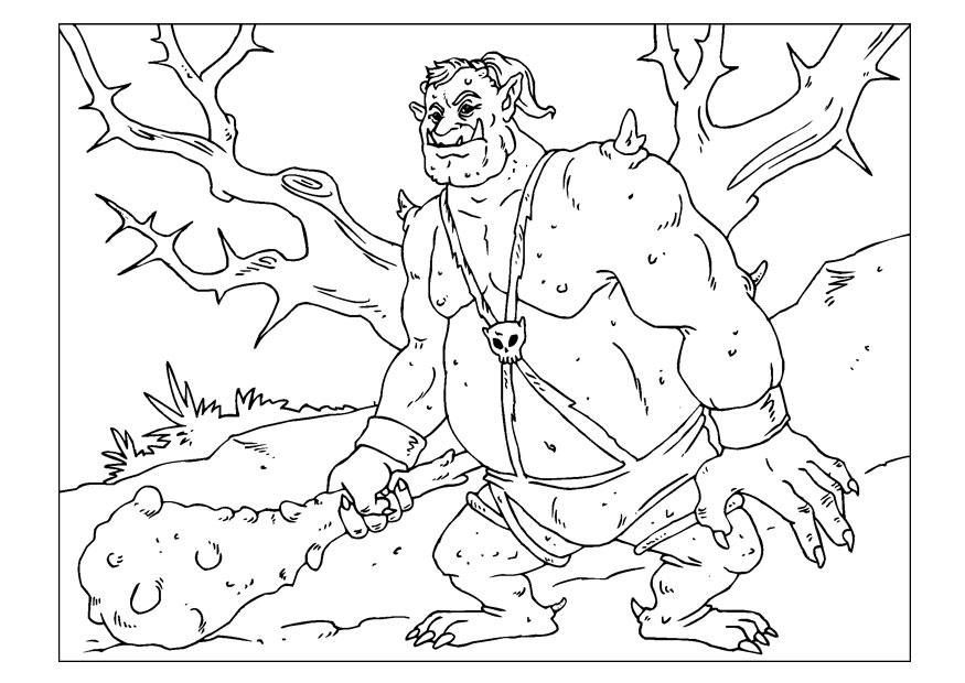 Coloring page monster