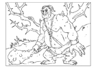 coloring-page monster