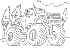 Coloring pages monster truck