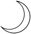 Coloring pages Moon