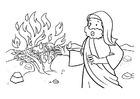 Coloring pages Moses