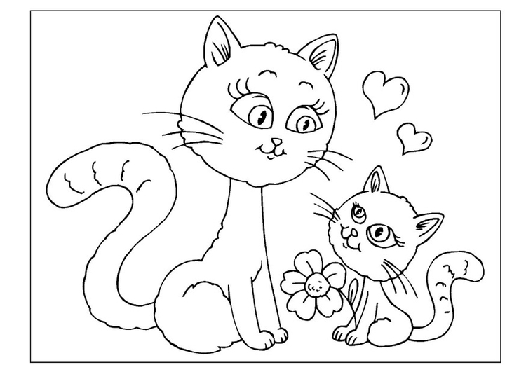 Coloring page Mother's Day