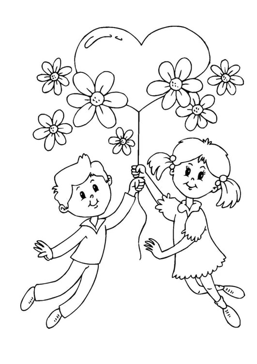 Coloring page Mother's Day