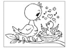 Coloring page Mother's Day