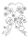 Coloring pages Mother's Day