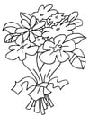 Coloring page MotherÂ´s Day Flowers