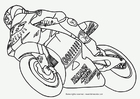 Coloring pages Moto GP