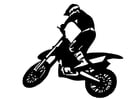 Coloring pages motocross